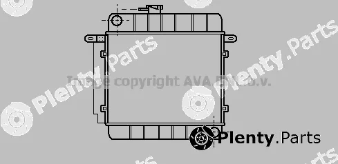 Prasco BW2004 — Radiator, engine cooling