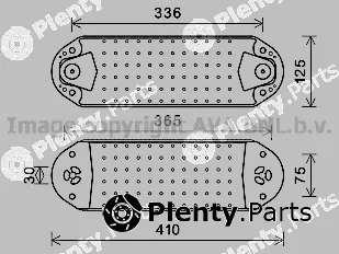 Prasco VL3072 — Oil Cooler, engine oil