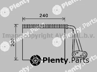 Prasco RTV566 — Evaporator, air conditioning