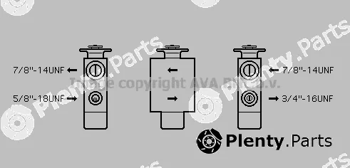 Prasco BW1093 — Expansion Valve, air conditioning