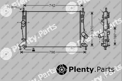 Prasco FD424R005 — Radiator, engine cooling PrascoSelection