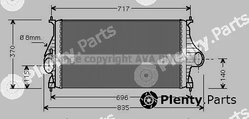 Prasco PE4273 — Charge Air Cooler