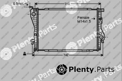 Prasco BM044R013 — Radiator, engine cooling PrascoSelection