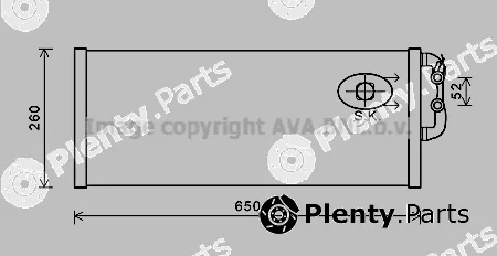 Prasco BW2422 — Radiator, engine cooling