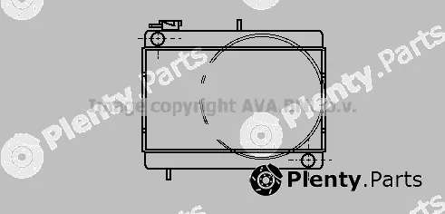 Prasco DF2001 — Radiator, engine cooling
