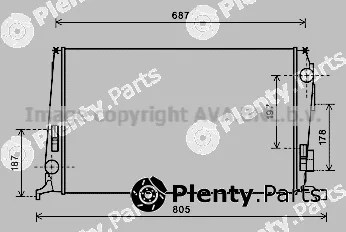Prasco DAA2005 — Radiator, engine cooling