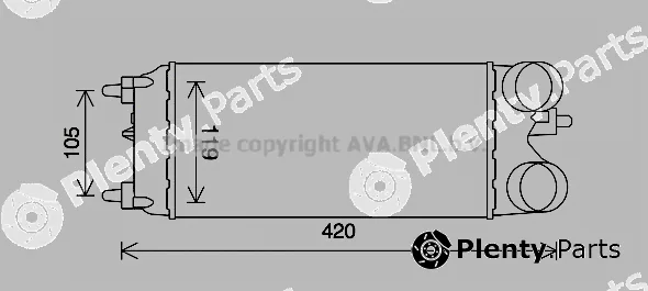 Prasco FD4649 — Charge Air Cooler
