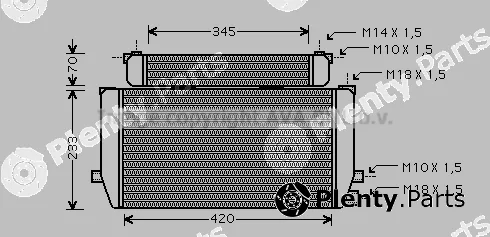 Prasco DZ3010 — Oil Cooler, engine oil