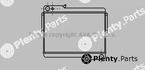 Prasco AU2029 — Radiator, engine cooling