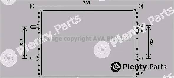 Prasco AI2418 — Radiator, engine cooling