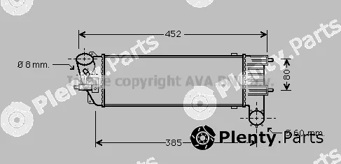 Prasco PEA4204 — Charge Air Cooler