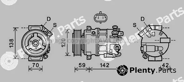 Prasco OLK576 — Compressor, air conditioning