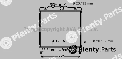 Prasco HD2121 — Radiator, engine cooling