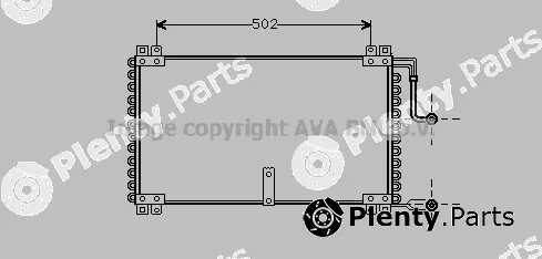 Prasco RT5178 — Condenser, air conditioning