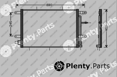Prasco AD022C002 — Condenser, air conditioning PrascoSelection