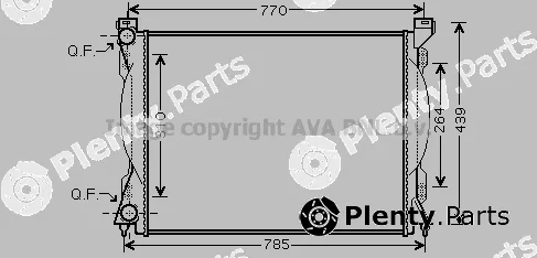 Prasco AI2233 — Radiator, engine cooling