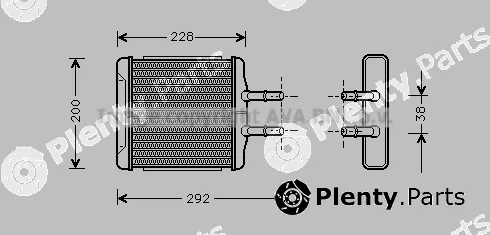 Prasco DW6027 — Heat Exchanger, interior heating