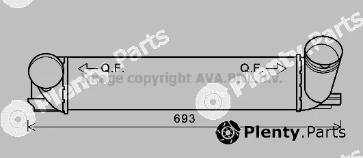 Prasco BWA4473 — Charge Air Cooler
