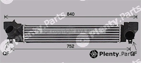 Prasco BW4578 — Charge Air Cooler