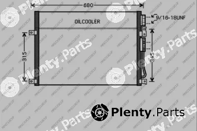 Prasco JE020C001 — Condenser, air conditioning PrascoSelection