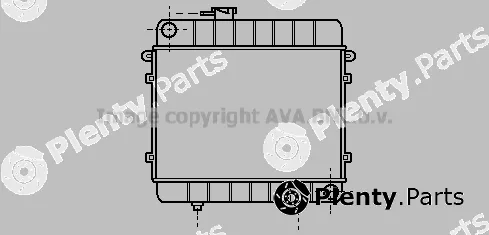 Prasco BW2011 — Radiator, engine cooling