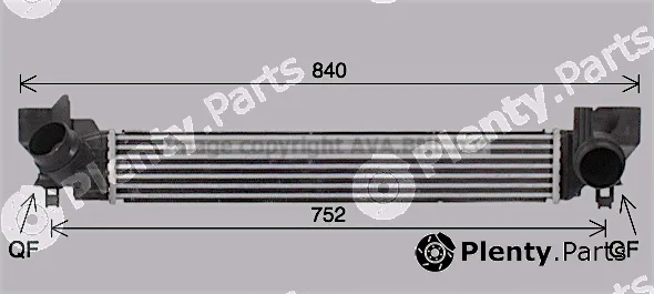Prasco BW4579 — Charge Air Cooler