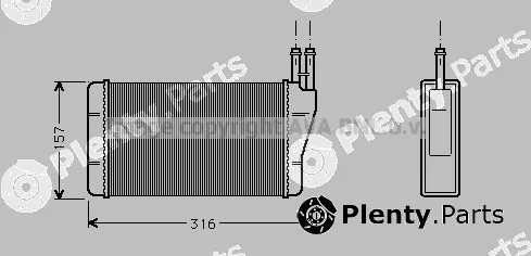 Prasco OL6004 — Heat Exchanger, interior heating