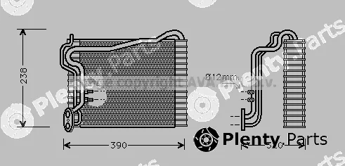 Prasco AIV146 — Evaporator, air conditioning