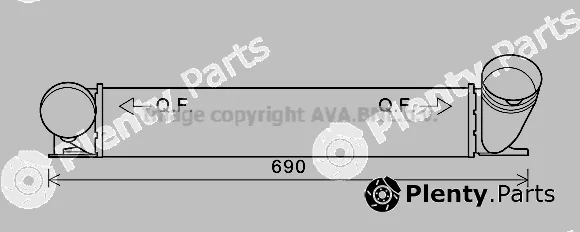 Prasco BWA4482 — Charge Air Cooler