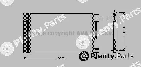 Prasco FTA5314D — Condenser, air conditioning