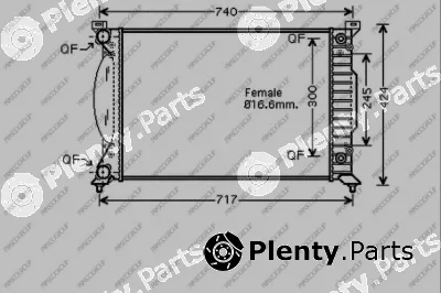 Prasco AD020R004 — Radiator, engine cooling PrascoSelection