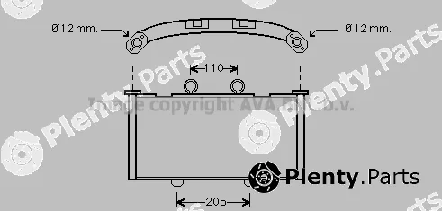 Prasco SZ2032 — Radiator, engine cooling
