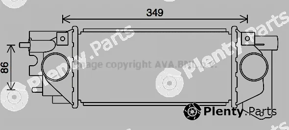 Prasco AU4231 — Charge Air Cooler
