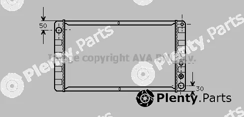 Prasco VO2055 — Radiator, engine cooling
