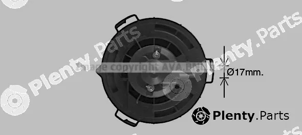Prasco MZ8297 — Electric Motor, interior blower