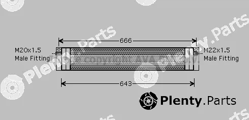 Prasco AU3191 — Oil Cooler, engine oil