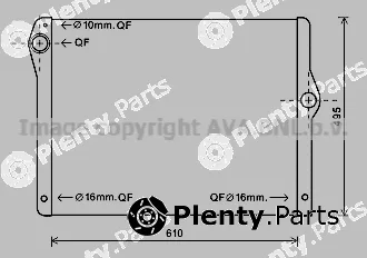 Prasco BW2430 — Radiator, engine cooling