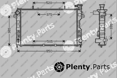 Prasco DG005R003 — Radiator, engine cooling PrascoSelection