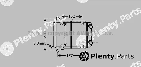 Prasco AI2257 — Radiator, engine cooling