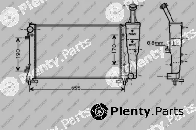 Prasco FT350R005 — Radiator, engine cooling PrascoSelection
