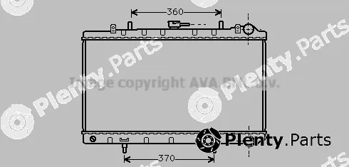 Prasco DN2170 — Radiator, engine cooling