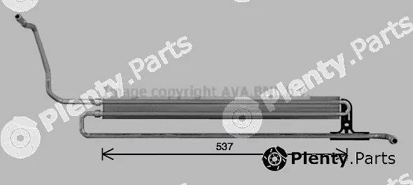 Prasco BW3593 — Oil Cooler, steering