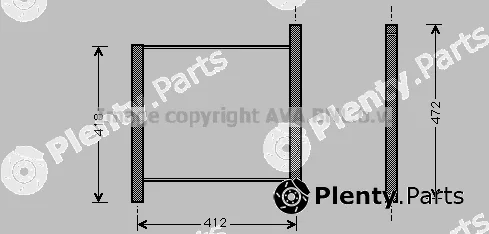 Prasco MCA2002 — Radiator, engine cooling