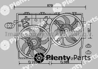 Prasco FT7587 — Fan, engine cooling