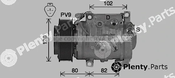 Prasco TOK775 — Compressor, air conditioning