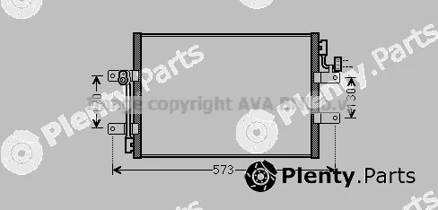 Prasco FT5393 — Condenser, air conditioning