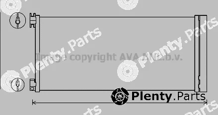 Prasco RTA5626D — Condenser, air conditioning