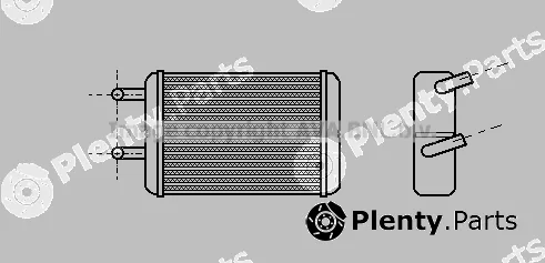 Prasco TO6133 — Heat Exchanger, interior heating