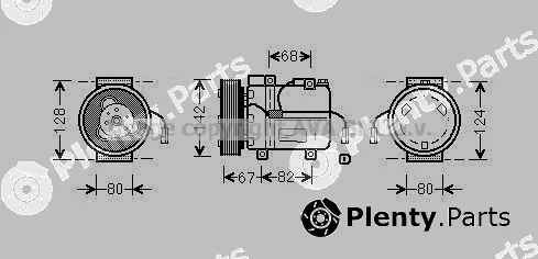 Prasco DWK037 — Compressor, air conditioning