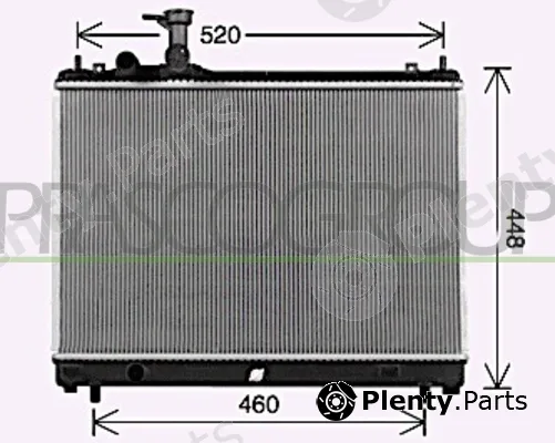 Prasco OP305R004 — Radiator, engine cooling